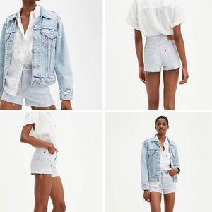 levi’s high rise women’s shorts
